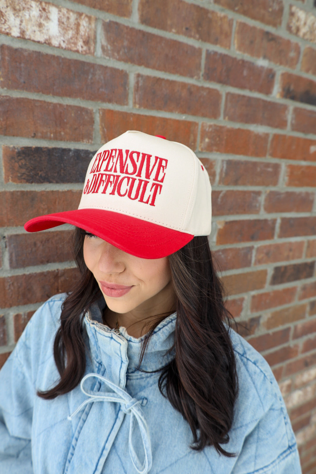 Expensive & Difficult Trucker Hat - Red