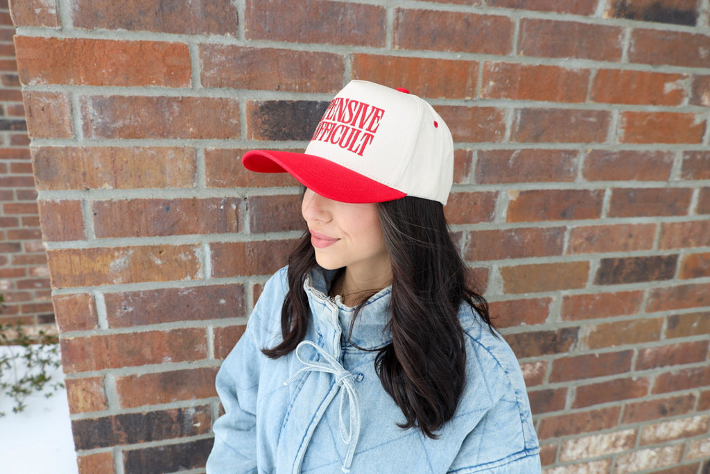 Expensive & Difficult Trucker Hat - Red