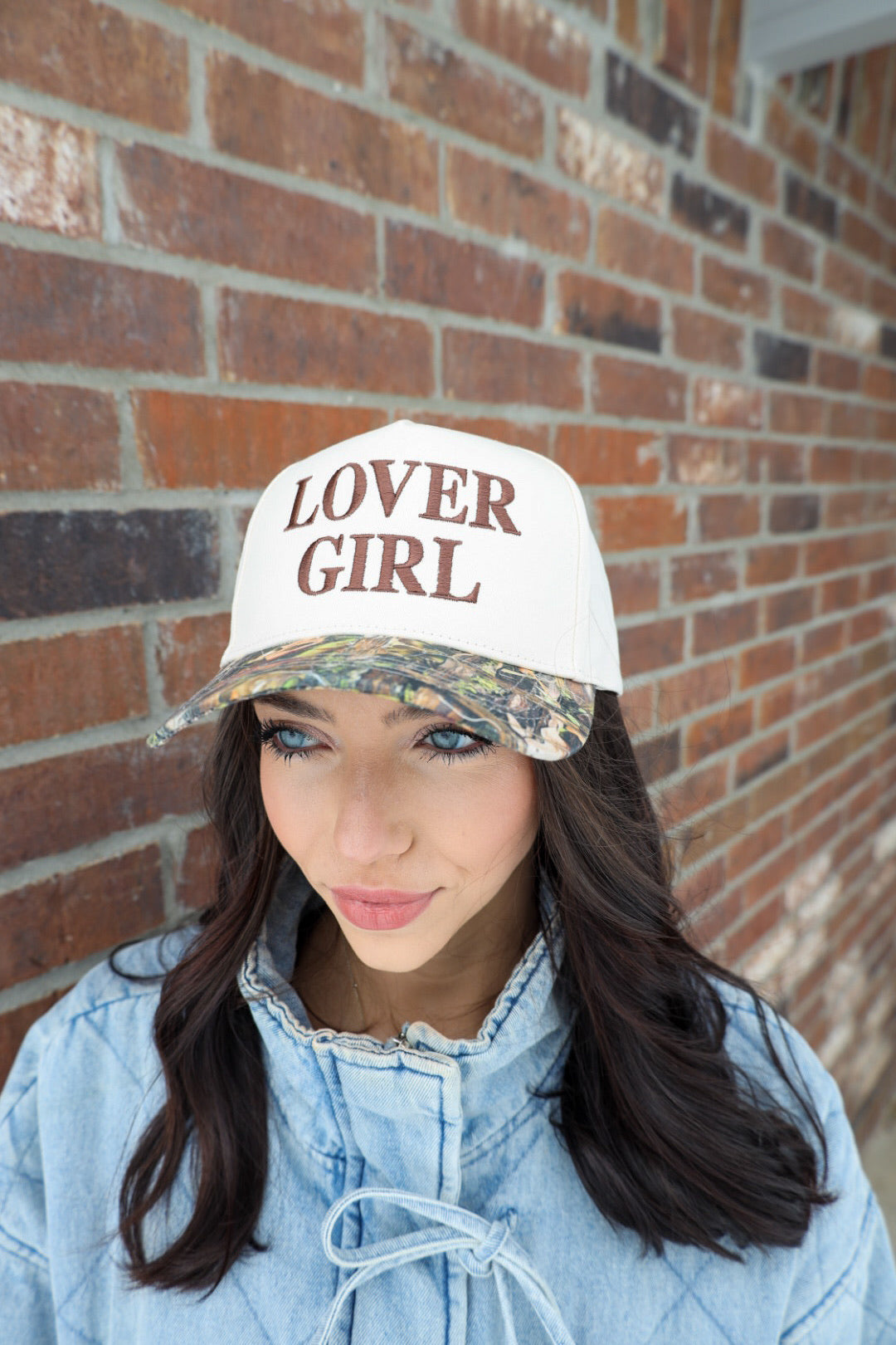 Lover Girl Trucker Hat - Camo