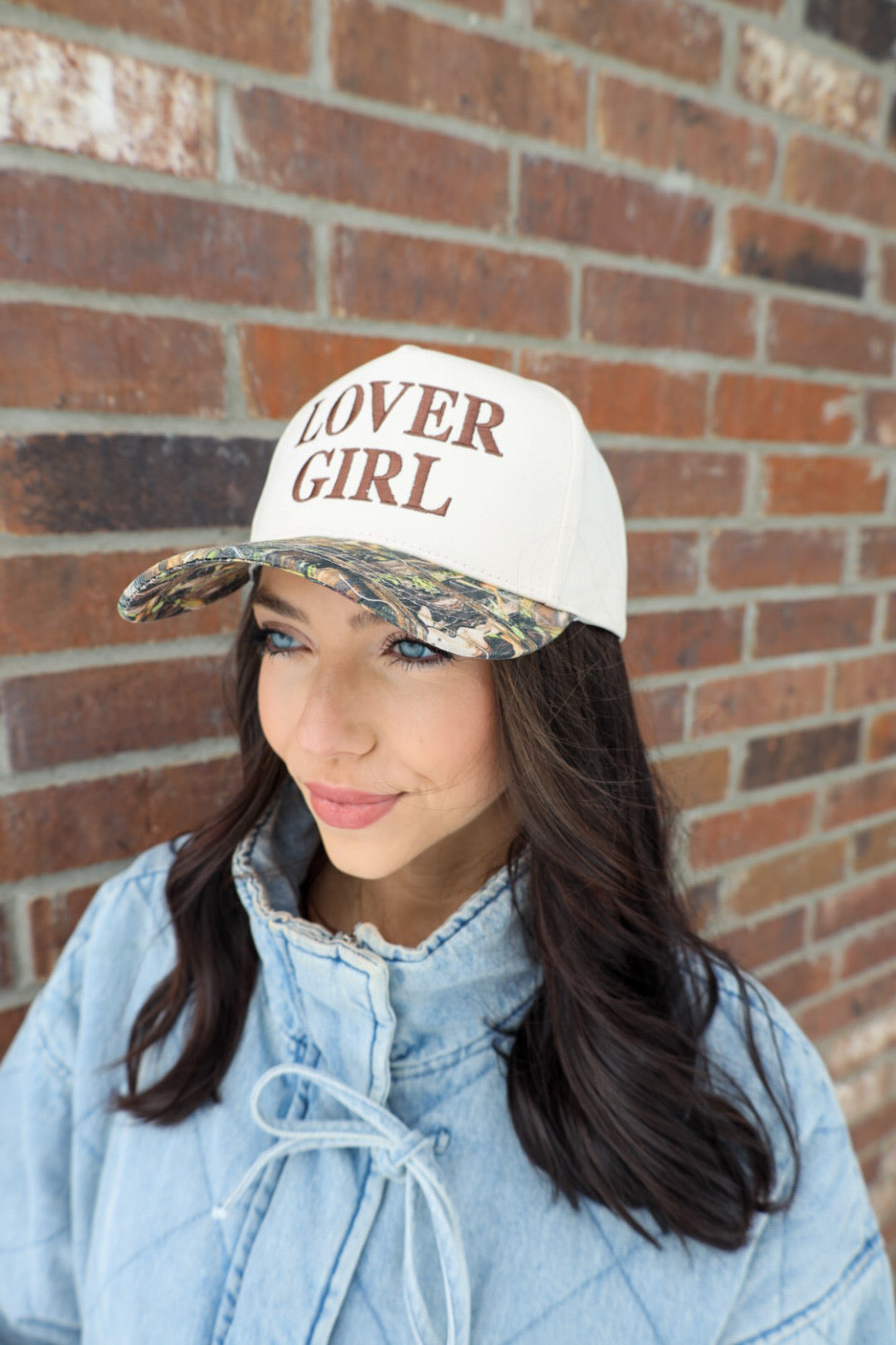 Lover Girl Trucker Hat - Camo
