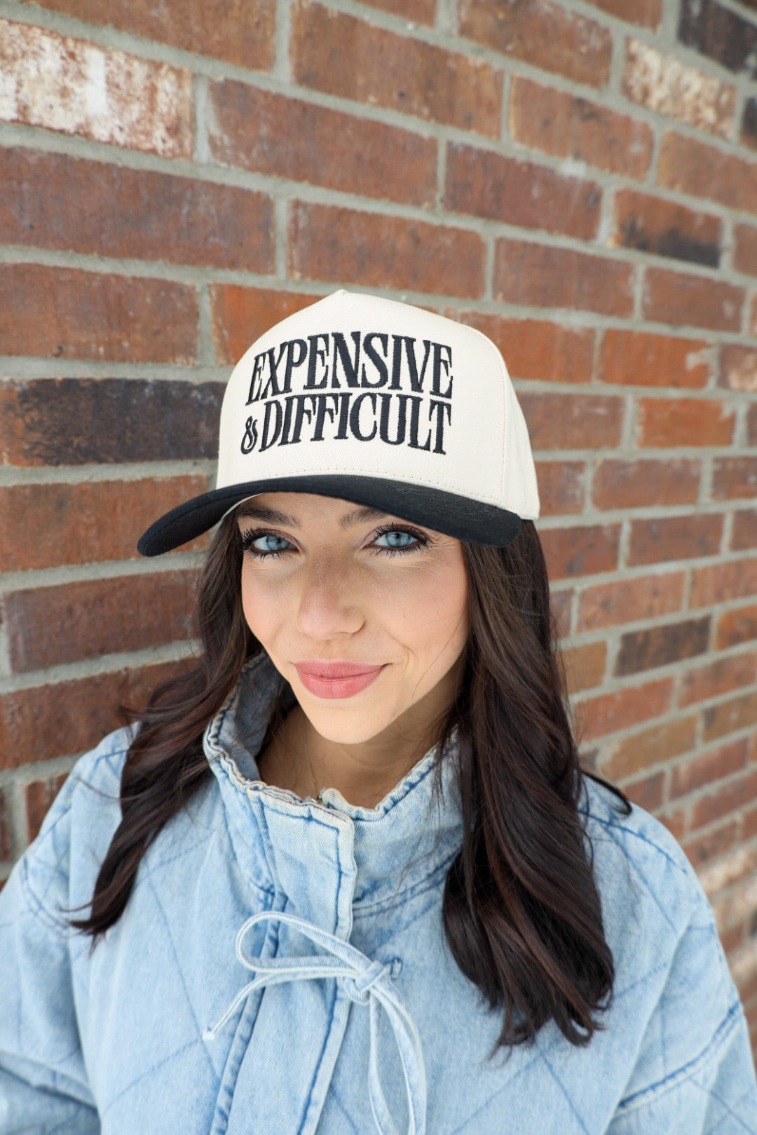 Expensive & Difficult Trucker Hat - Black