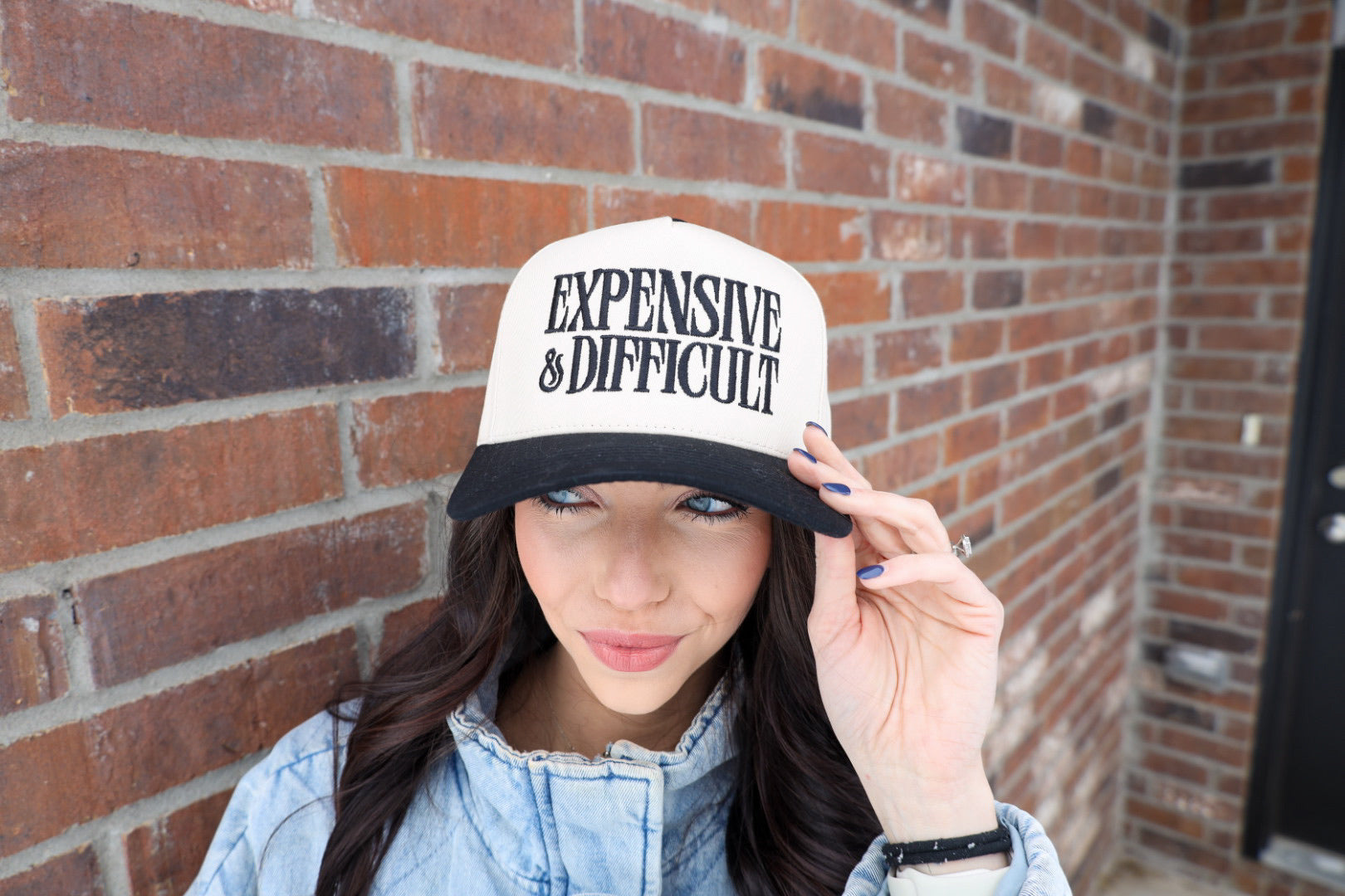 Expensive & Difficult Trucker Hat - Black