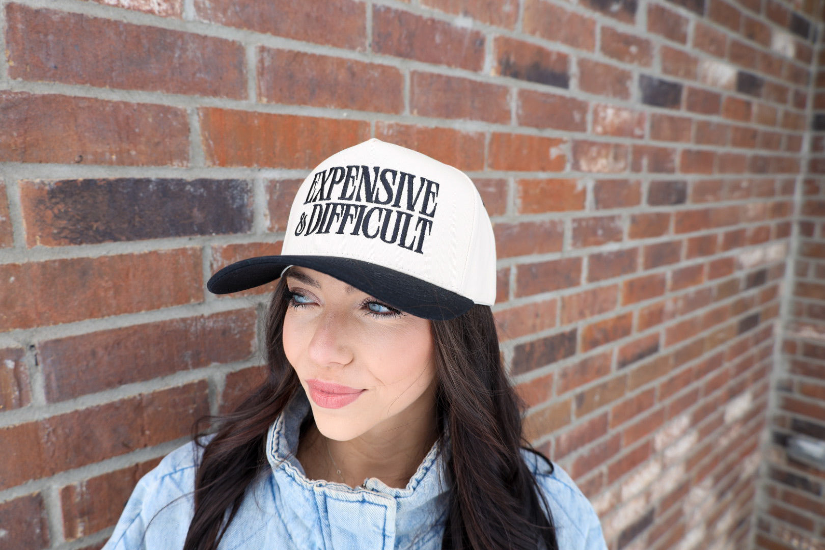 Expensive & Difficult Trucker Hat - Black