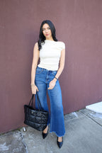 Asymmetrical Neck Sweater Top