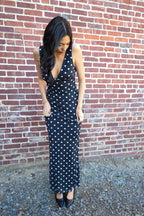 Chic Mesh Polkadot Dress