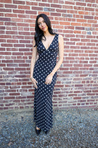Chic Mesh Polkadot Dress