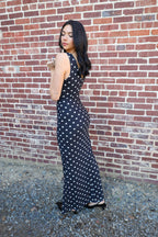 Chic Mesh Polkadot Dress