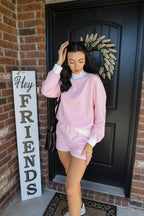 Stripped Sweat Shorts