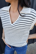 White Stripped Shirt