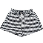 LULU MAC - BLACK GINGHAM BOXER SHORT