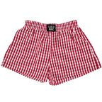 LULU MAC - RED GINGHAM BOXER SHORT