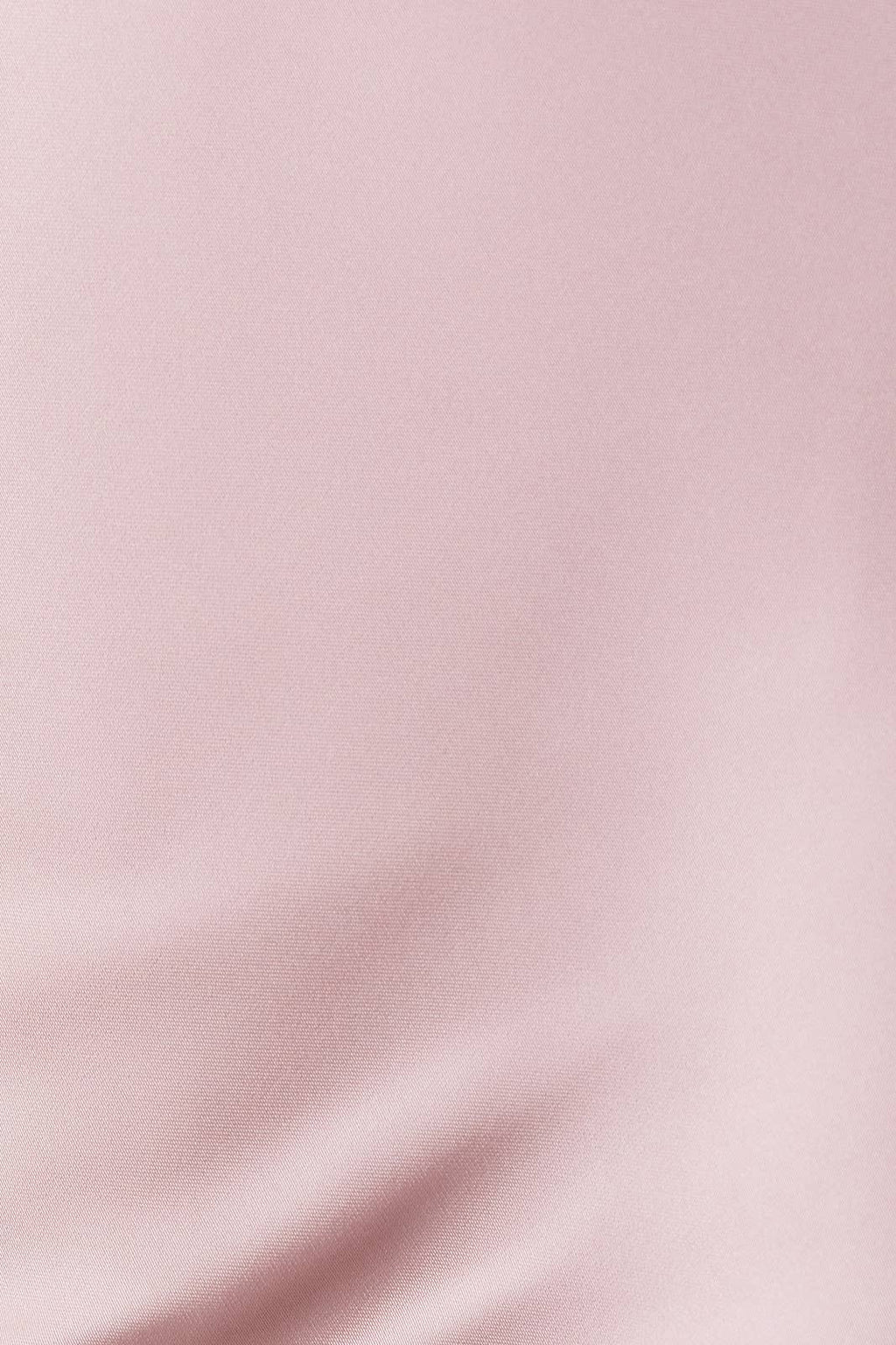 Strapless Scarf Detail Satin Top