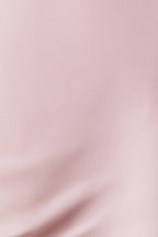 Strapless Scarf Detail Satin Top