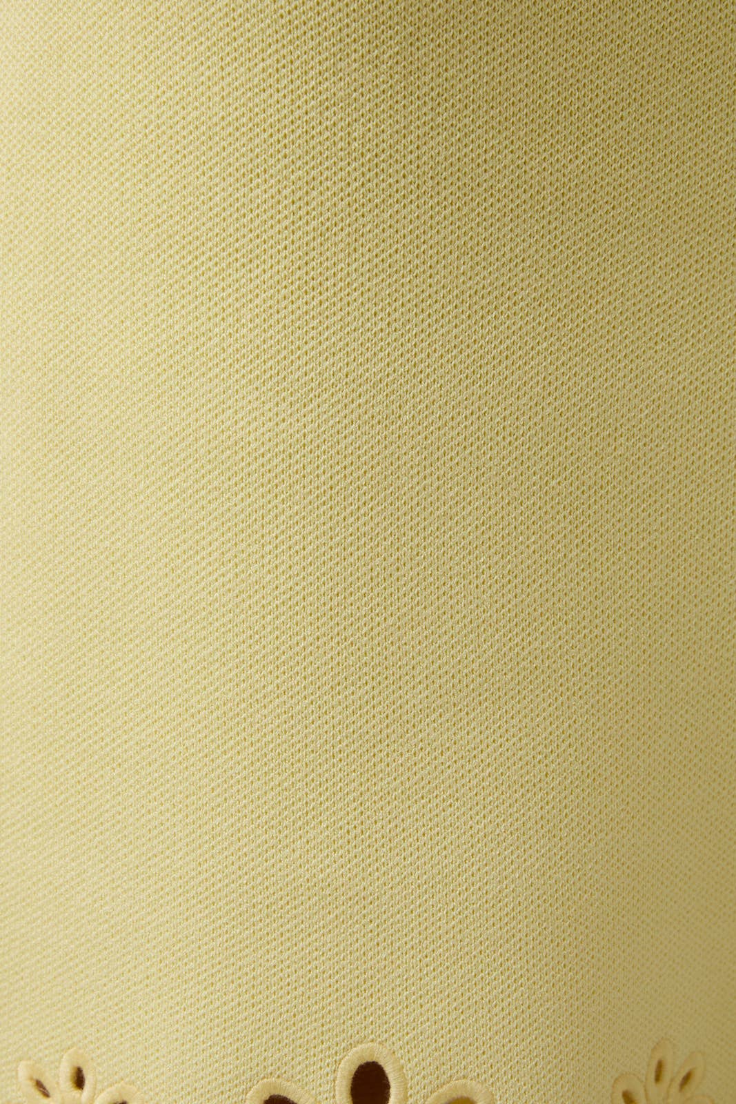 Eyelet Detail Tube Dress - Yellow