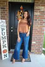 The Wow Factor Top - Brown