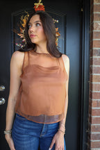 The Wow Factor Top - Brown