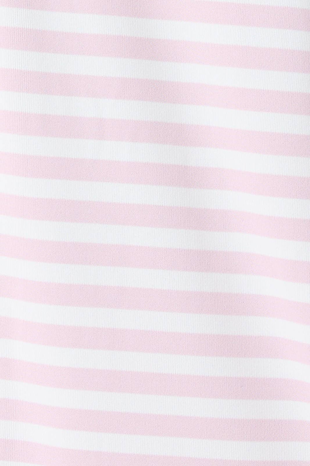 Short Sleeve Round Neck Oversized T Shirt - Pink and White